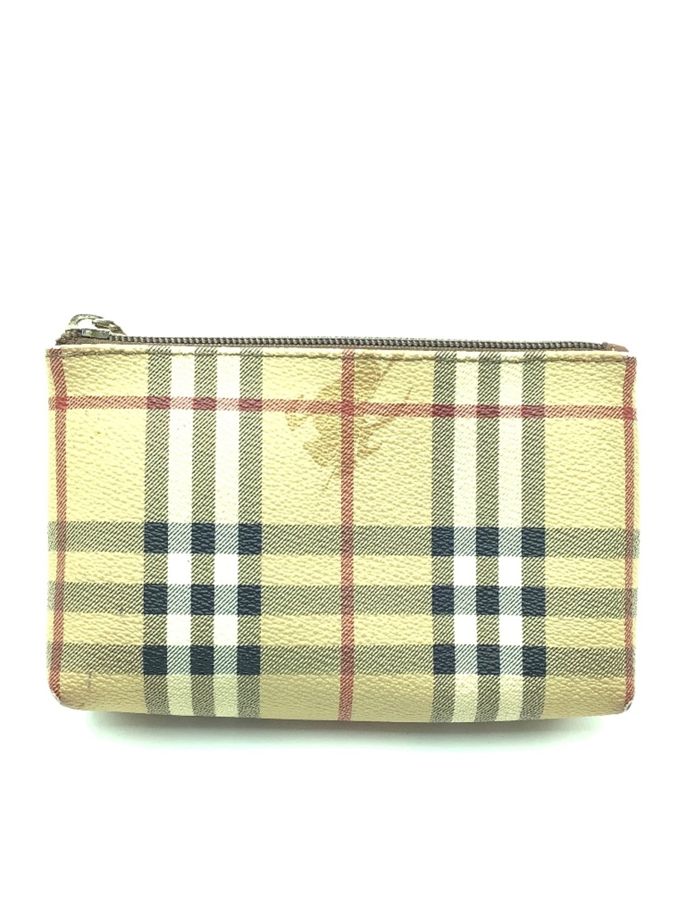 Burberry Haymarket Check Pattern Make Up Pouch